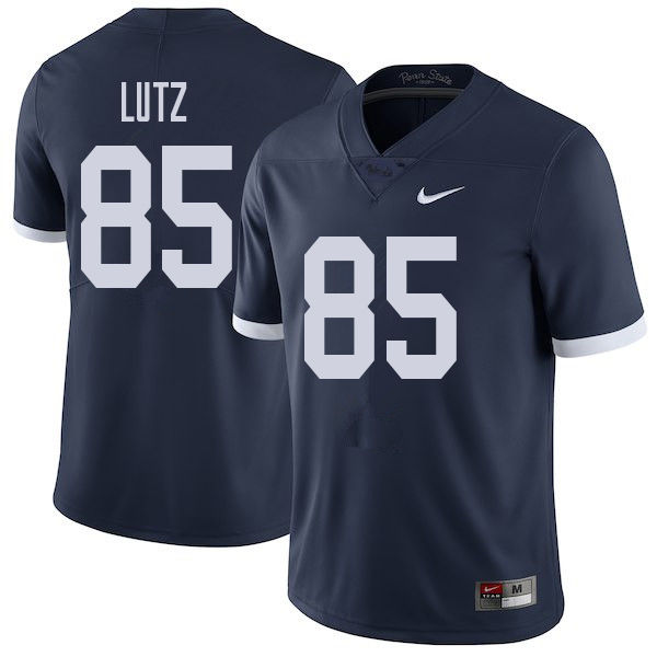 Men #85 Isaac Lutz Penn State Nittany Lions College Throwback Football Jerseys Sale-Navy - Click Image to Close